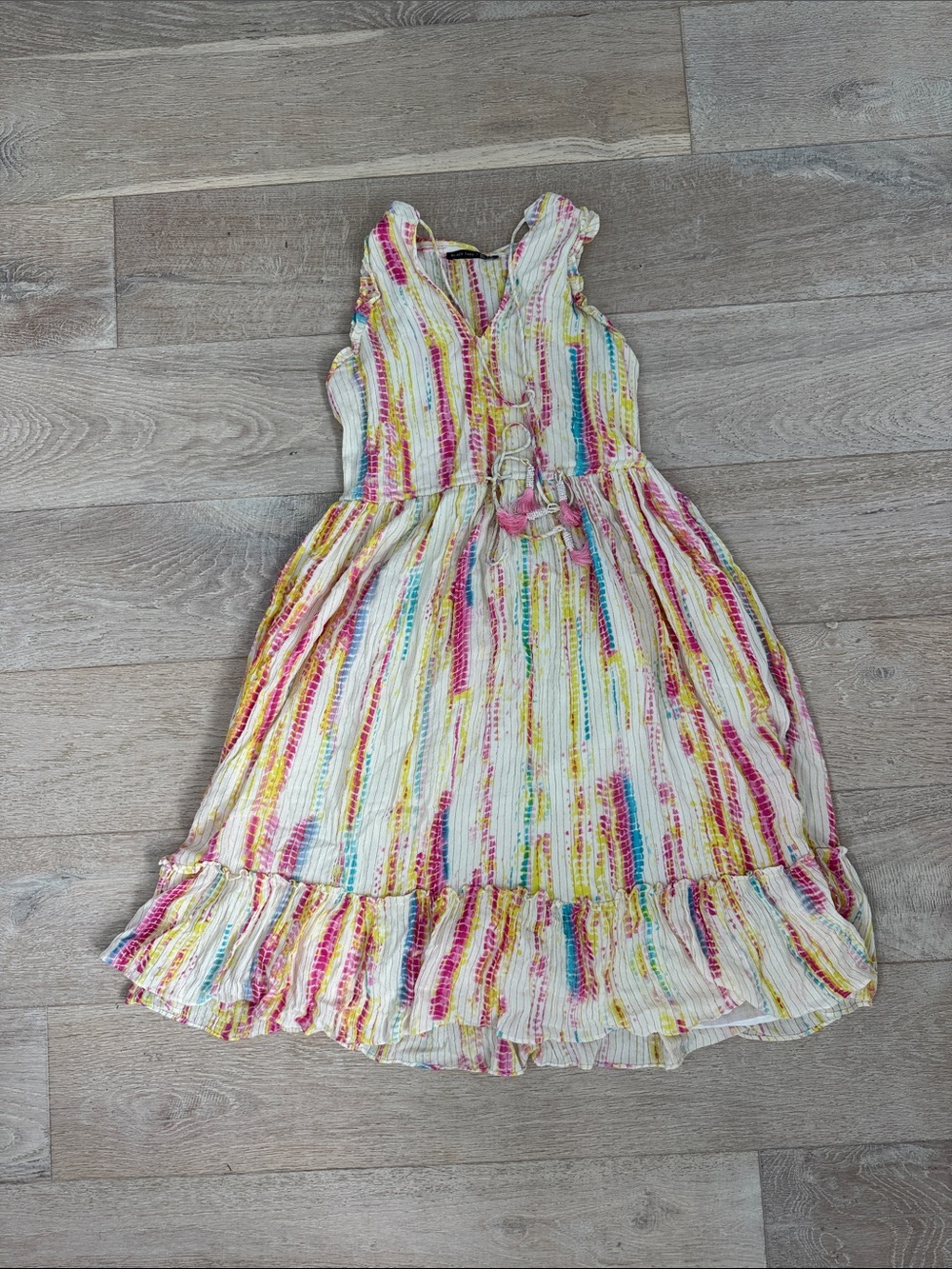 Gorgeous bright and gauzy sundress in new condition